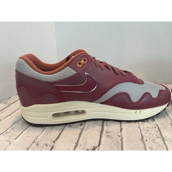 Nike Air Max 1 Patta Waves Rush Maroon DO9549-001 2021 Men\'s Sneaker Sz 10 main image 4